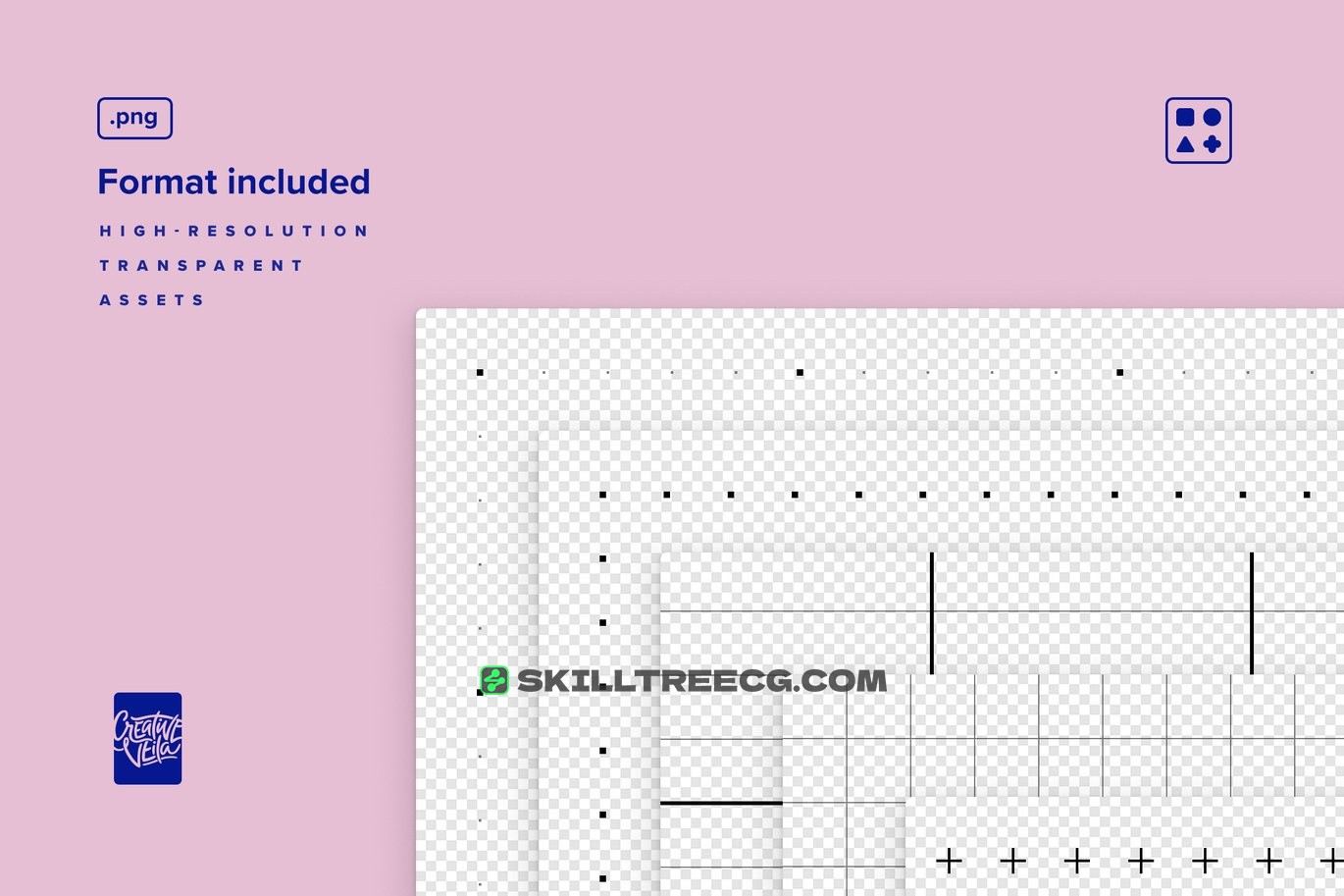 图片[7]-Essential Geometry Grid Backgrounds（027457）-技能树